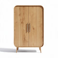 Armoire en bois de pin de 80 x 40 x 120 cm pour rangement dans un salon