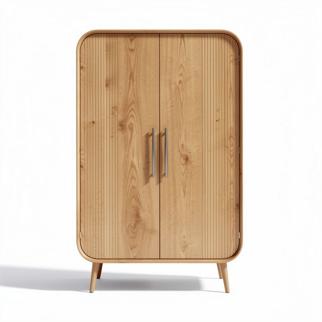 Armoire en bois de pin de 80 x 40 x 120 cm pour rangement dans un salon